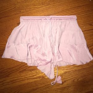 Light pink free people flowy shorts